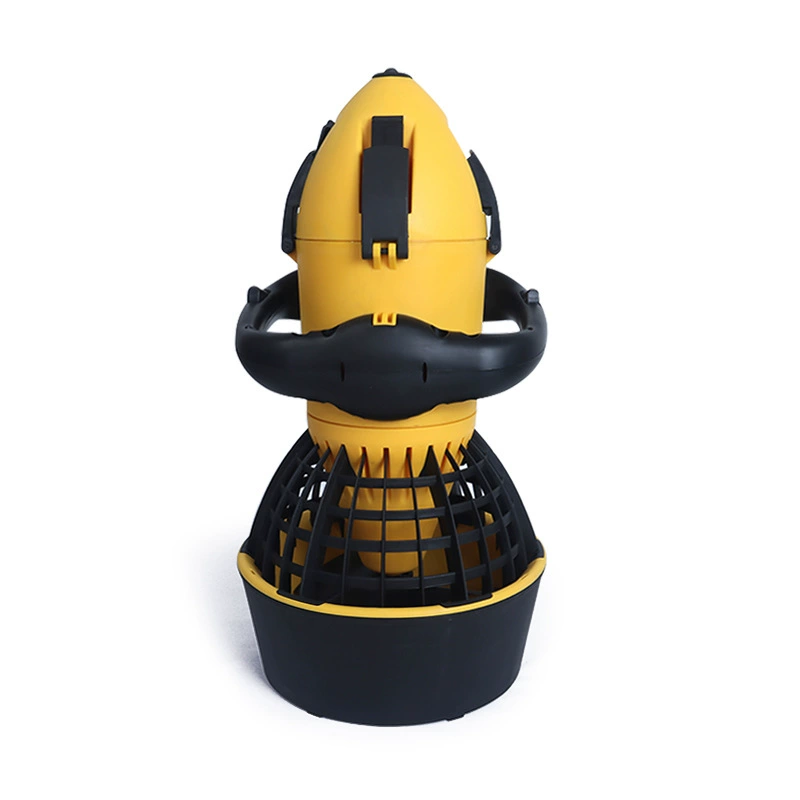Water equipment, portable scooter, diving