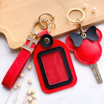 Yadi Electric Vehicle Xiaomidou Universal: Electric vehicle key cover shell - hand-strap-model-key-cover-remote-control-cover-red