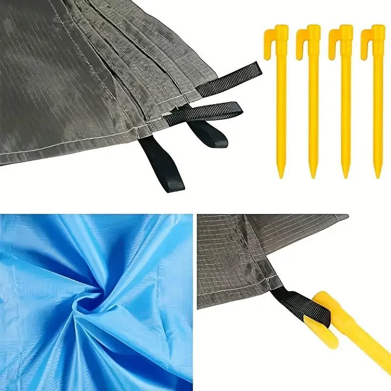 Outdoor Picnic Mat, Sandproof Waterproof Beach Pad 210×200 cm, Lightweight Foldable (0.31 kg)