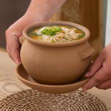 云南肖蘸罐罐米线土豆粉土陶复古无釉砂锅耐高温商用干烧不裂沙锅