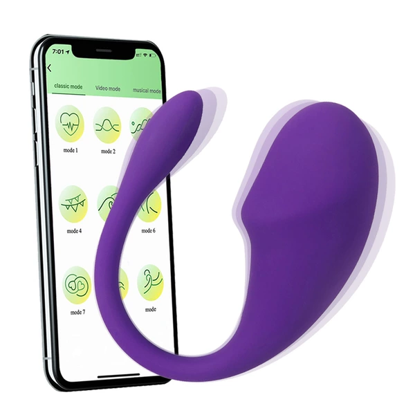 Charging Vibrator [Purple] APP supports English version