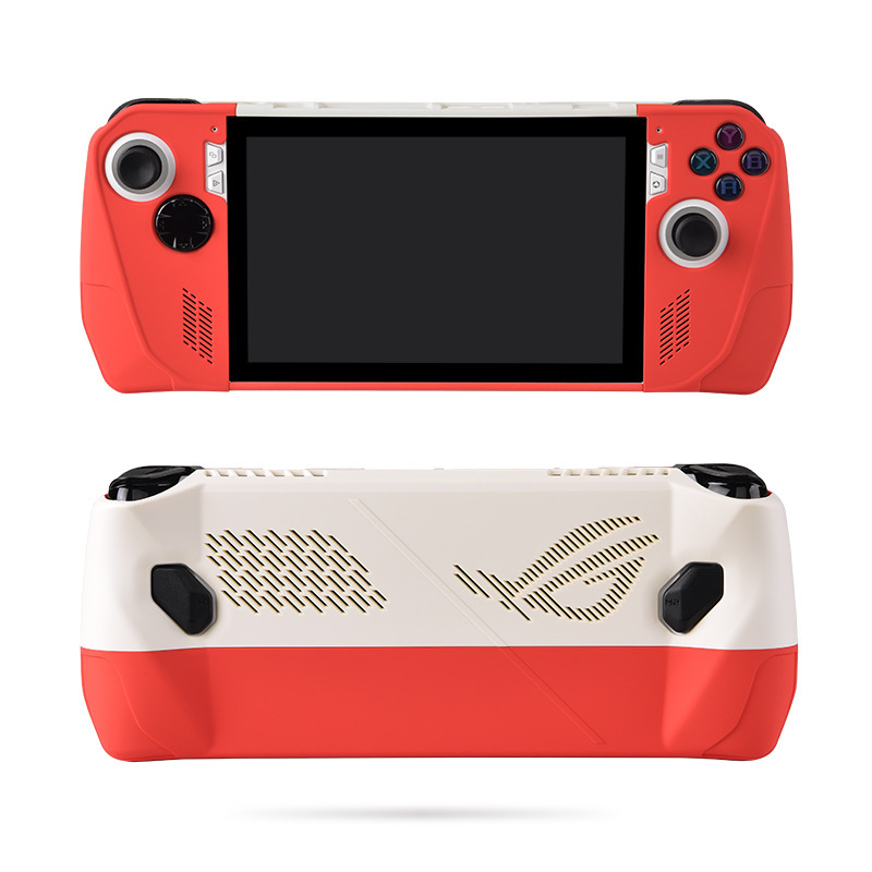 Red print cross-border exclusive for ASUS ROG ally game console protective shell splicing split hard shell