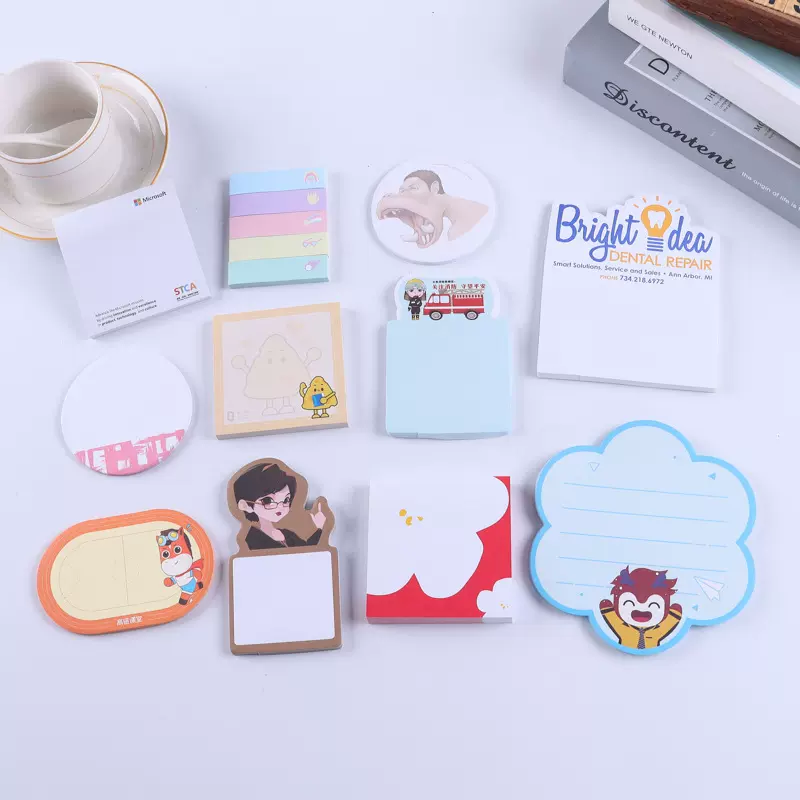 创意卡通便利贴手账便签本可撕读书笔记少女心可爱便签小本子N次
