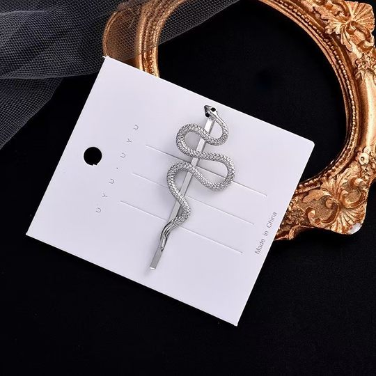 A frigid style niche design snake earrings snake earrings women's wearing ear bone clip ear clip earrings
