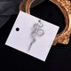 A frigid style niche design snake earrings snake earrings women's wearing ear bone clip ear clip earrings