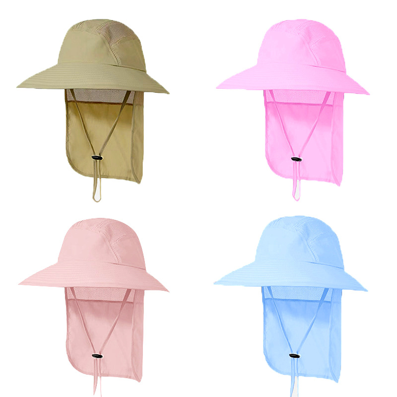Outdoor Fishing Hat Neck Protector Neck Protector Sun Protection Sun Hat Fisherman Hat Anti-Uv Sun Hat Men Spring and Summer