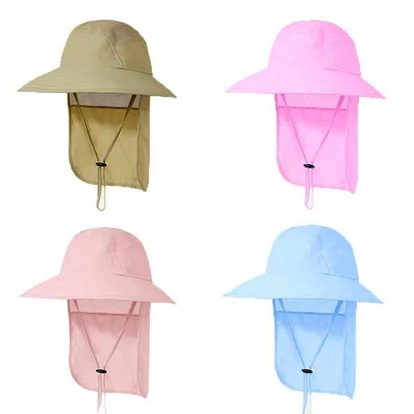 Outdoor Fishing Hat Neck Protector Neck Protector Sun Protection Sun Hat Fisherman Hat Anti-Uv Sun Hat Men Spring and Summer