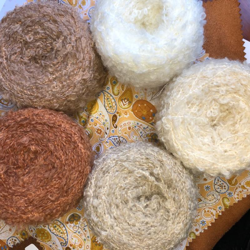 Wool Loop Line Handmade Diy Finger Loop Line Doll Hair Line Scarf Hat Feature Line