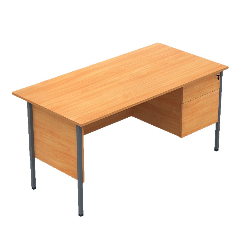 Mesa de oficina con cerradura para empleados mesa de computadora de escritorio mesa de escritorio simple mesa de trabajo con cajón mesa de personal