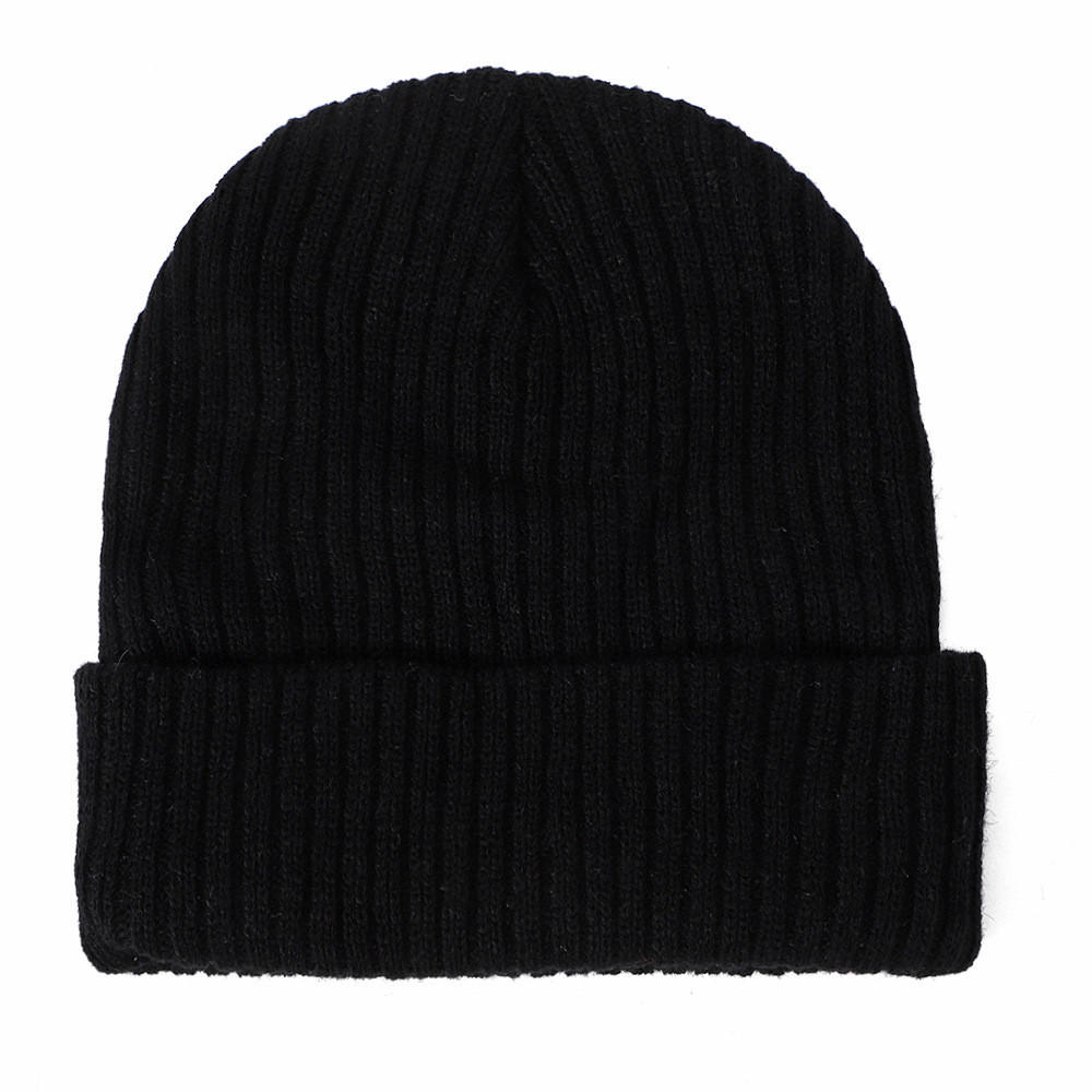 Basic Style Unisex Basic Solid Color Eaveless Wool Cap