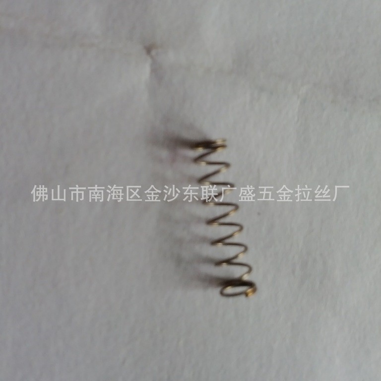 【供应】3*12mm门窗锁弹簧 铝合金窗锁弹簧 压缩弹簧佛山夹