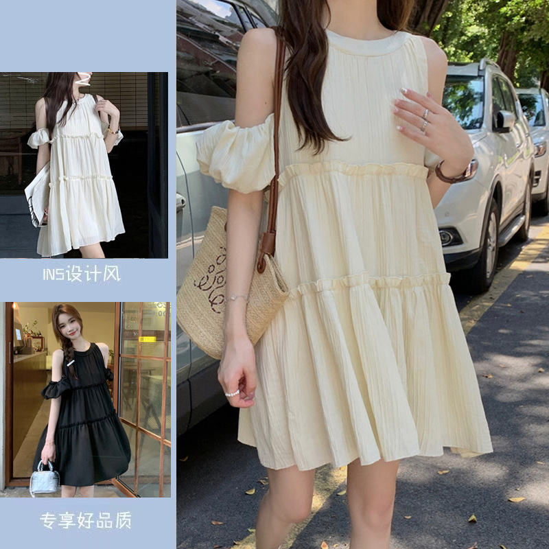 Summer light and thin dress for pregnant