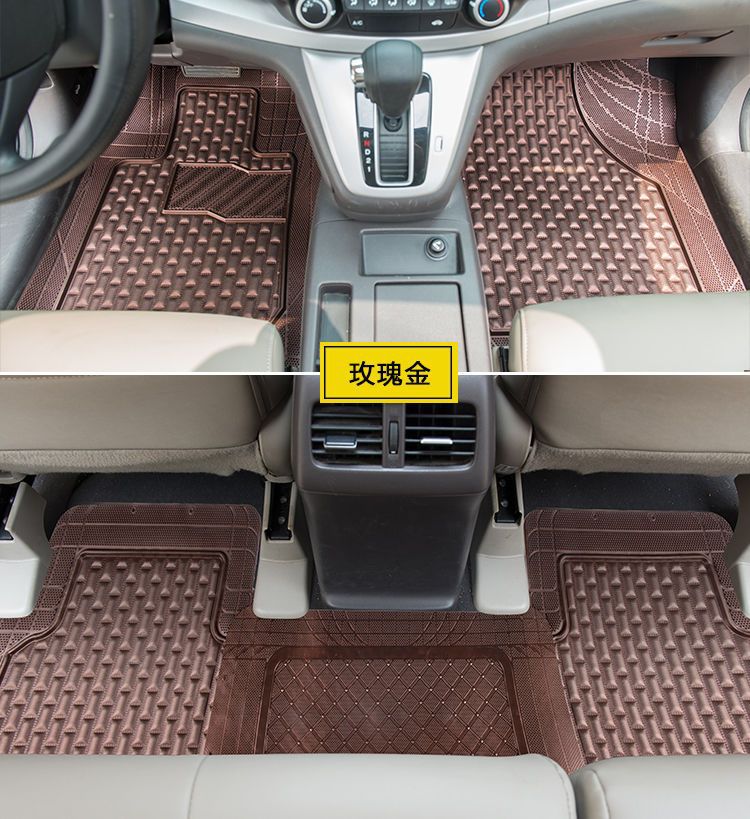 Factory direct universal car mats latex waterproof non-slip easy to clean can be cut silicone environmental protection main driving feet