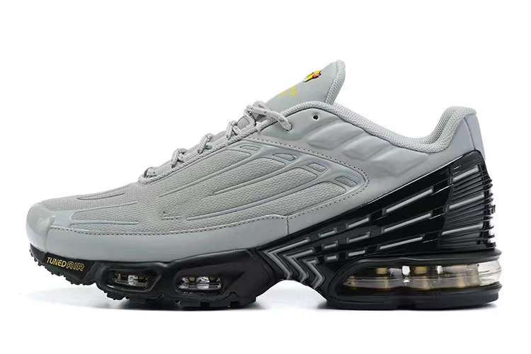 Кроссовки Putian Shoes 2102 Air Max Plus III мужские и женские, TN 3, двухцветная прострочка, воздушная амортизация для бега