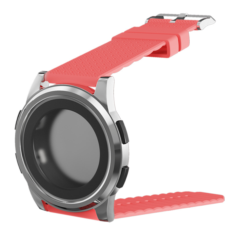 실버 케이스, 레드 스트랩(전자 무브먼트 장착 가능)