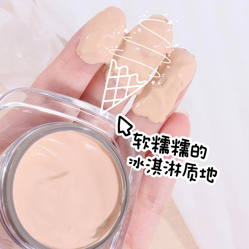 MAYCHEER Ice Cream Concealer Foundation Cream Concealer Hidratante Seco Cream Foundation