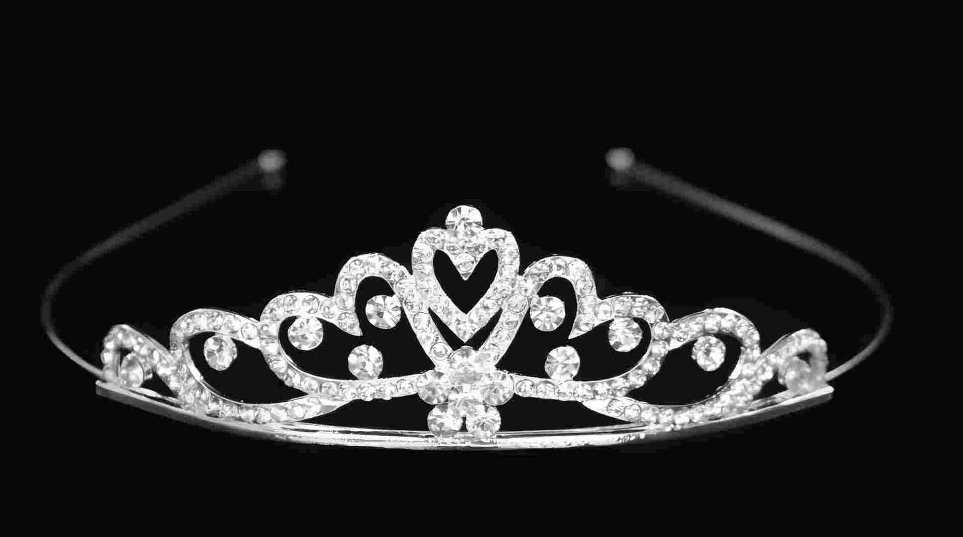 Corona transfronteriza cabeza de cumpleaños para niños joyas de cabello de fiesta joyas de boda flor princesa diamante cabeza de aro