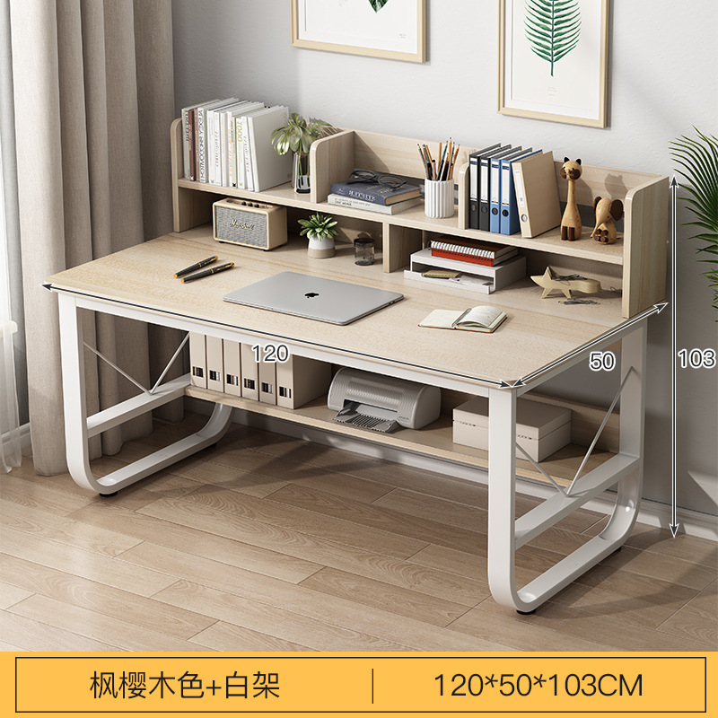 Escritorio de computadora con escritorio de estantería Escritorio de estudio en casa del estudiante escritorio simple escritorio Banco DE TRABAJO