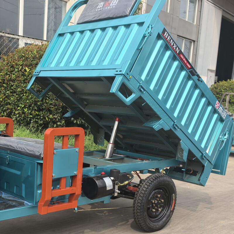 Battery-Powered Small Truck, Semi-Enclosed Electric Tricycle, Courier Vehicle, Agricultural Vehicle, Electric Cargo Vehicle, Dump Truck, Construction Vehicle