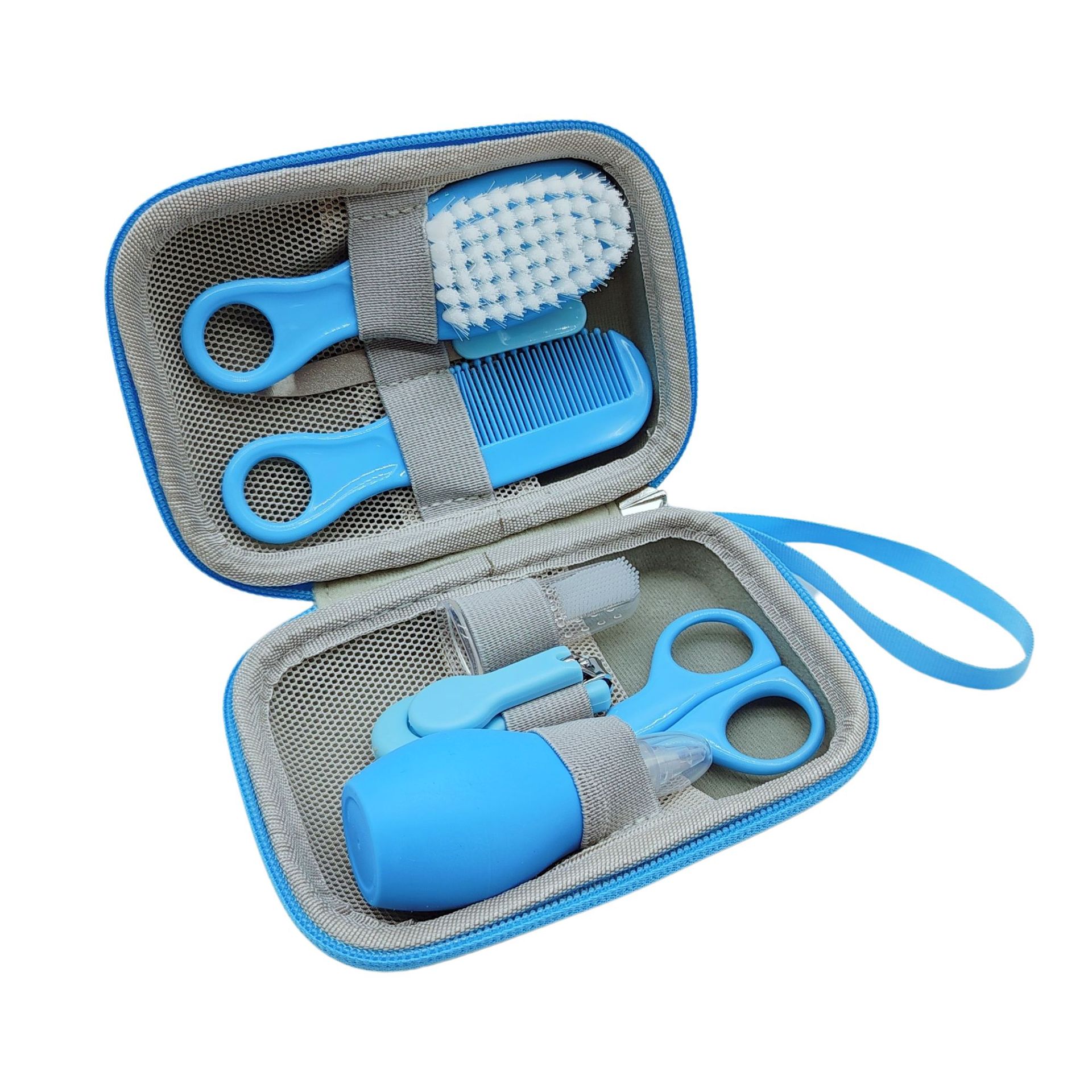 Nuevo cuidado infantil 8 unidades traje infantil cortaúñas nariz clip medicina alimentador diario Lavado y cuidado