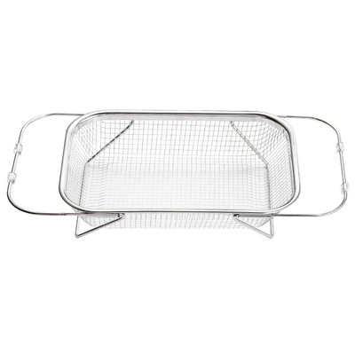 不锈钢伸缩沥水篮放碗家用洗菜筐果蔬水果盆滤水篮厨房水槽沥水架