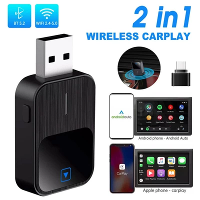 Adapter Car Connectivity, Simsiz CarPlay və Android Auto
