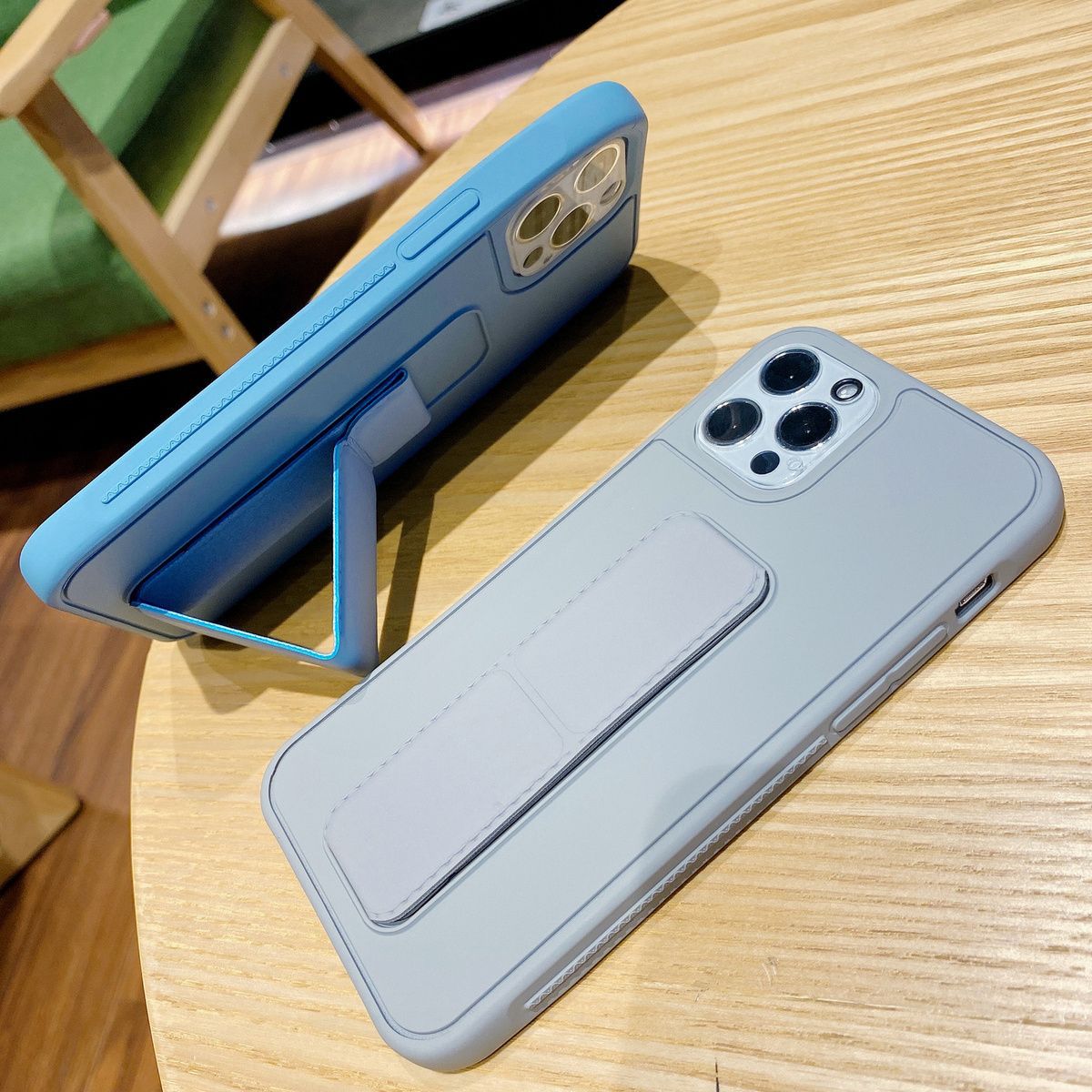 适用苹果16promax折叠支架手机壳iPhone15/磁吸13/12/11xs/xr全包