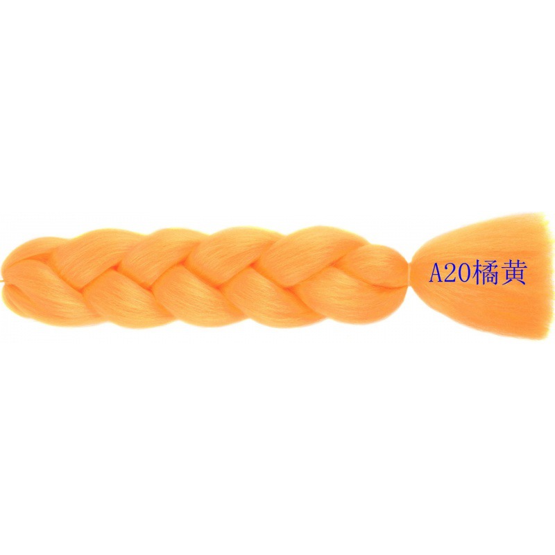 Extensiones de trenzas jumbo de 24 pulgadas, cabello sintético para trenzar