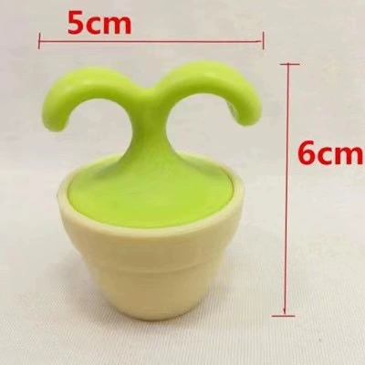 Маленькая цветочная рассада шариковый массажер 360 ° Вращающийся глазной массажер для льда