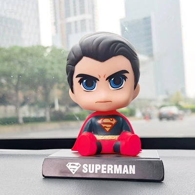 Bobblehead Dolls, Car Interior | Car ornaments - -shaking-head-black-superman