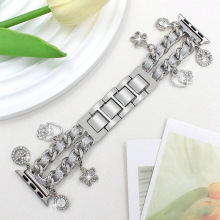 I 13762 Denim chain metal watch band ţ���������ֱ�����