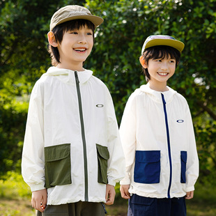 EK Kids 2025 Summer Light Pocket Outdoor Sunscreen Jacket