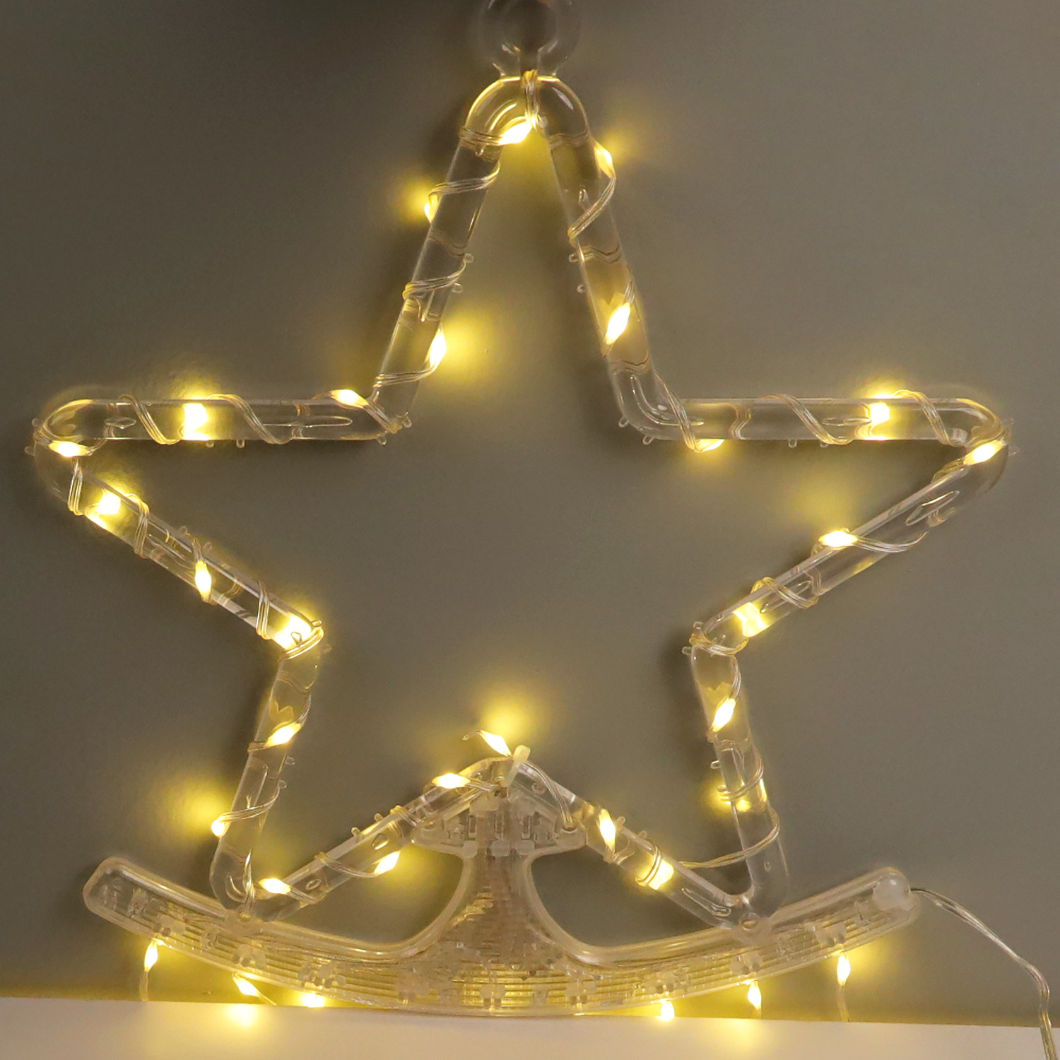 Nuevas cadenas de luz de Navidad LED estrella de lámpara de cascada decoración interior cadenas de luces de atmósfera al aire libre luces de fiesta