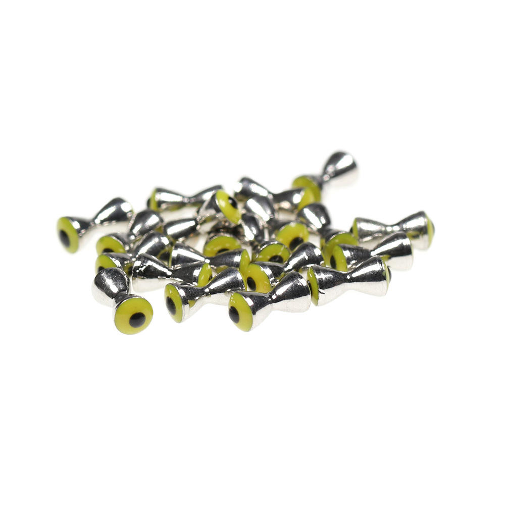 10 unids/pack cobre mancuerna ojo pesca con mosca lana gancho vinculante material vinculante herramienta mosca gancho ojo material DIY