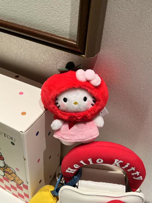 薄荷曼波中古可爱公仔挂件侧坐凯蒂猫钥匙扣包挂饰毛绒|undefined