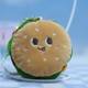 Cute Cute Hamburger Pendant Creative Plush Toy Doll Bag Pendant Doll Keychain Doll Wholesale
