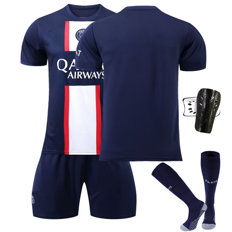 Venta al por mayor 2223 París casa Corte N ° 30 Jersey N ° 7 mbapei N ° 10 Neymar fútbol uniforme traje masculino fabricante