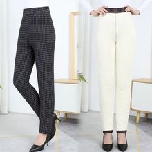 中老年棉裤冬加绒宽松中老年羊羔绒妈妈裤子三层特厚妈妈装保暖裤