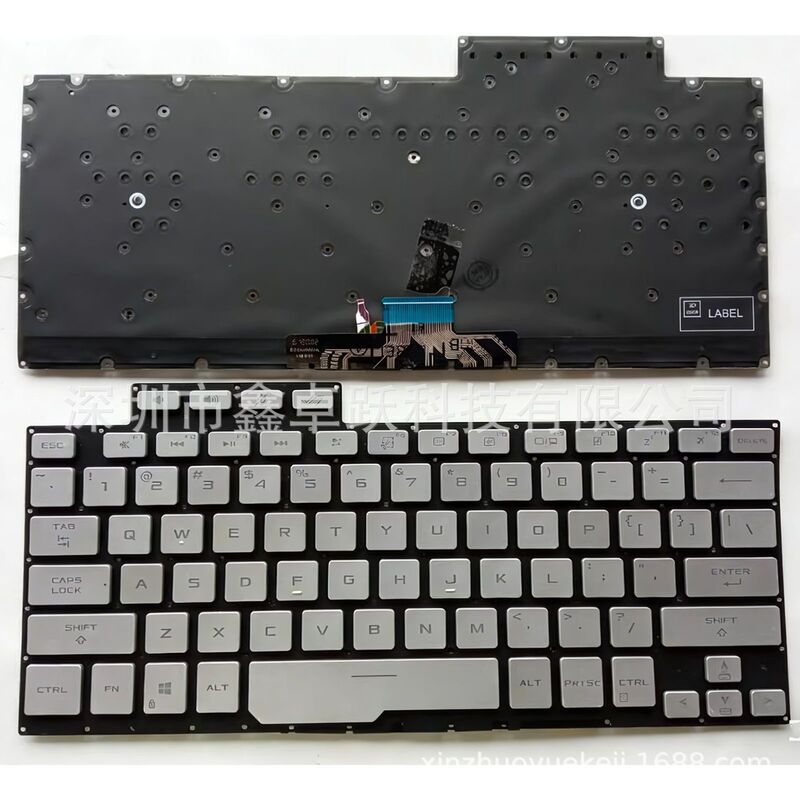 Us Suitable for Asus Rog G14 Zephyrus G14 Ga401Q Ga401U Ga401V Keyboard