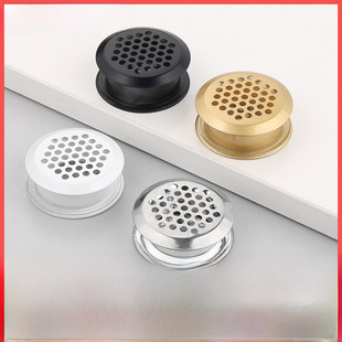 Stainless steel breathable grid covering round hole shoe cabinet heat dissipation opening cabinet door ventilation puzzle cabinet network hole decoration cover