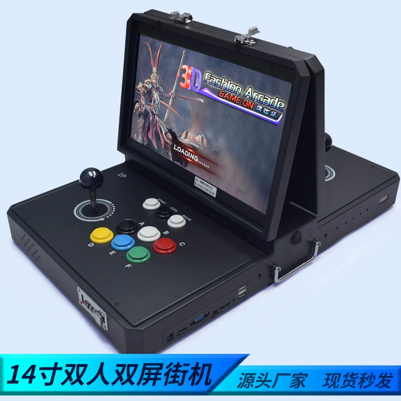 Управляемый джойстик для двойной игры, игровая консоль, сундук с сокровищами, 14-дюймовый, ностальгия