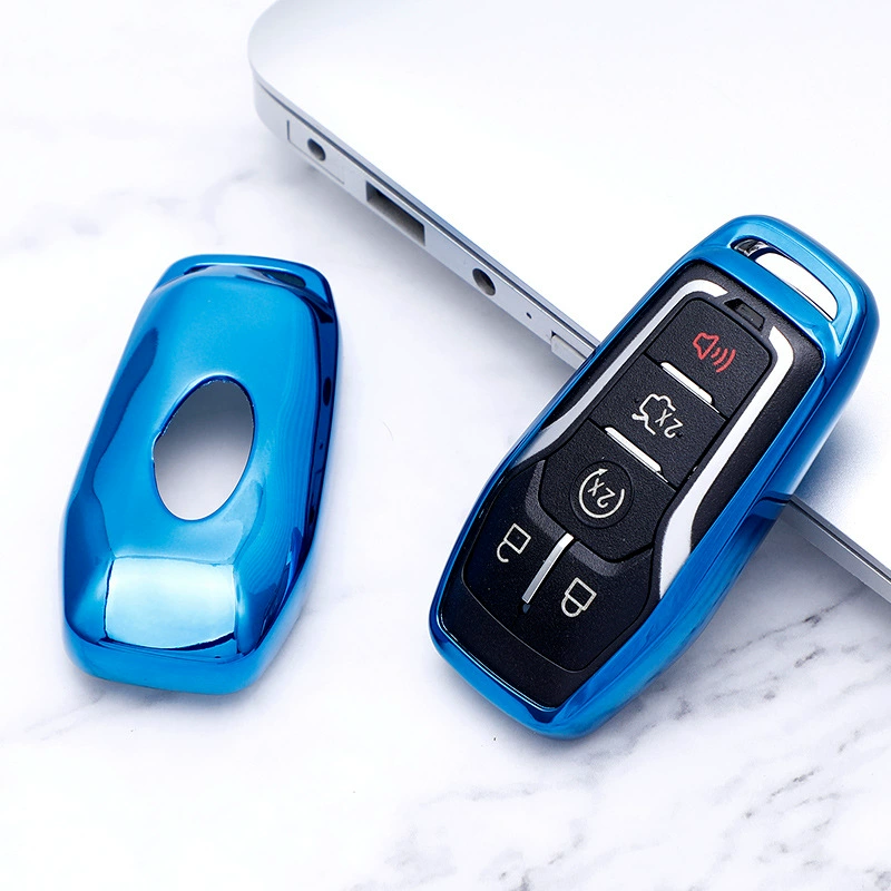 Чехол для ключей Ford подходит для Mondeo Ruijie Explorer, чехол для ключей от машины с дикой лошадью, полсумки из ТПУ, чехол для ключей