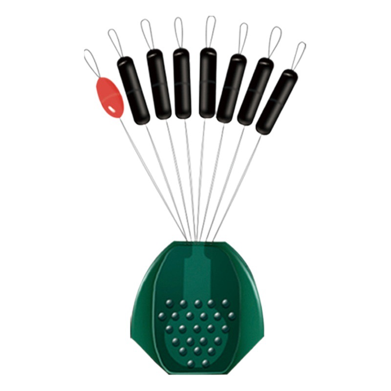 Fishing rudder space bean black pit wild fishing 7+1 Black competitive silicone fishing gear supplies fishing bulk wholesale