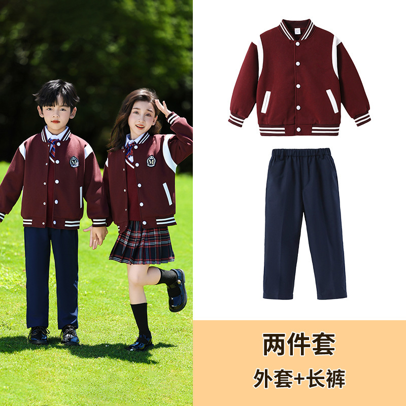 小学生校服夏季短袖幼儿园园服春秋款三件套一年级儿童运动会班服|undefined