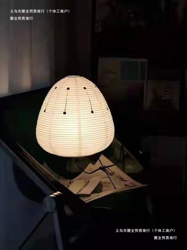 Japanese-Style Bedside Floor Lamp with Washi Paper for Living Room, Artistic Table Lamp for Bedroom, Noguchi Designer Japanese-Style Bedside Floor Lamp with Washi Paper for Living Room, Artistic Table Lamp for Bedroom, Noguchi Designer