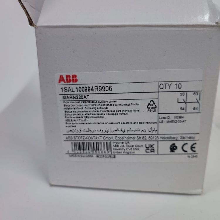 MC1A301ATY GE牌接触器A B B MARN422AT 单常闭 500V MC2A310AT1