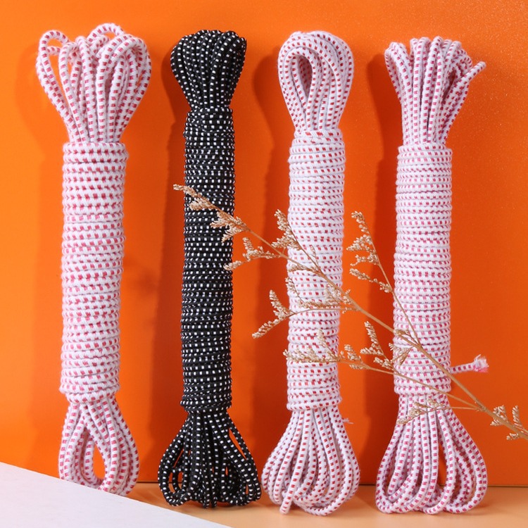 Circular high-elasticity elastic bands for home use, thin rubber bands, waistbands for pants, elastic accessories, cowhide ropes, durable jump ropes