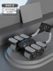 Basic six elbow support [black] with mobile phone holder + automatic rebound + with kneeling pad/six