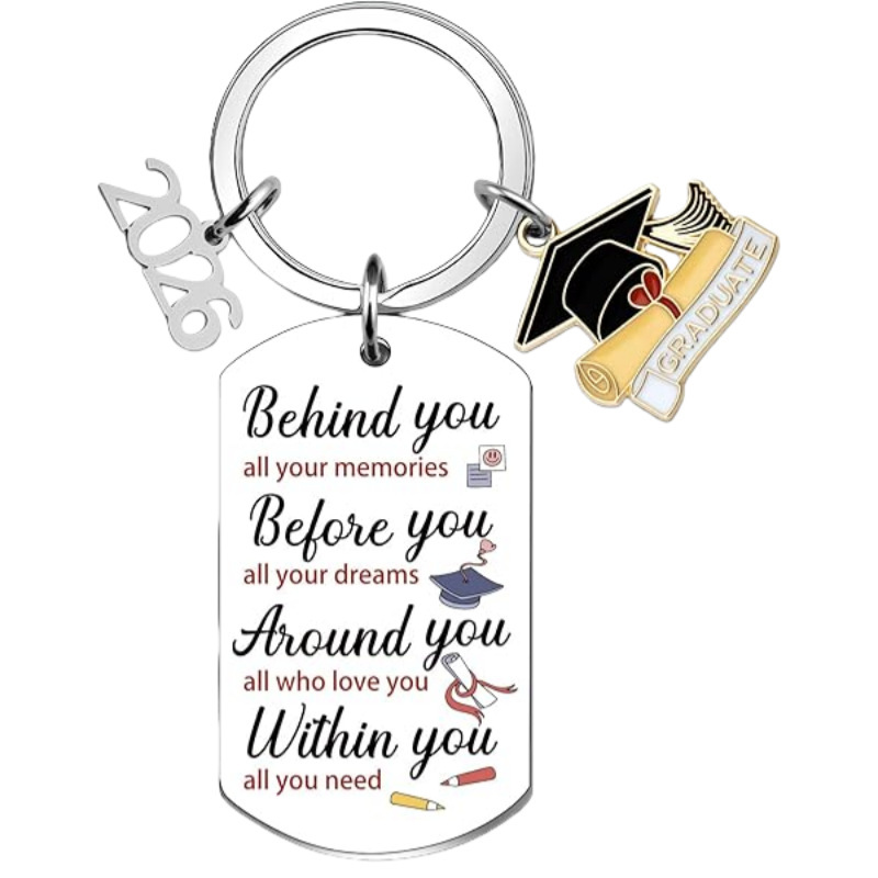 Amazon Cross-Border Stainless Steel Keychain Inspirational Commemorative Color Printed Military Dog Tag Keychain Pendant