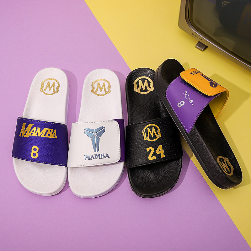Men's slippers basketball slippers Kobe's venom slippers student plus size outdoor sports non-slip sandals manufacturers wholesale